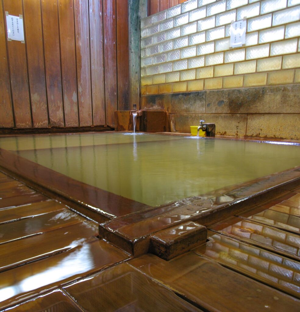 Oyu, the ninth outside hot spring of Shibu Onsen,Nagano,Japan