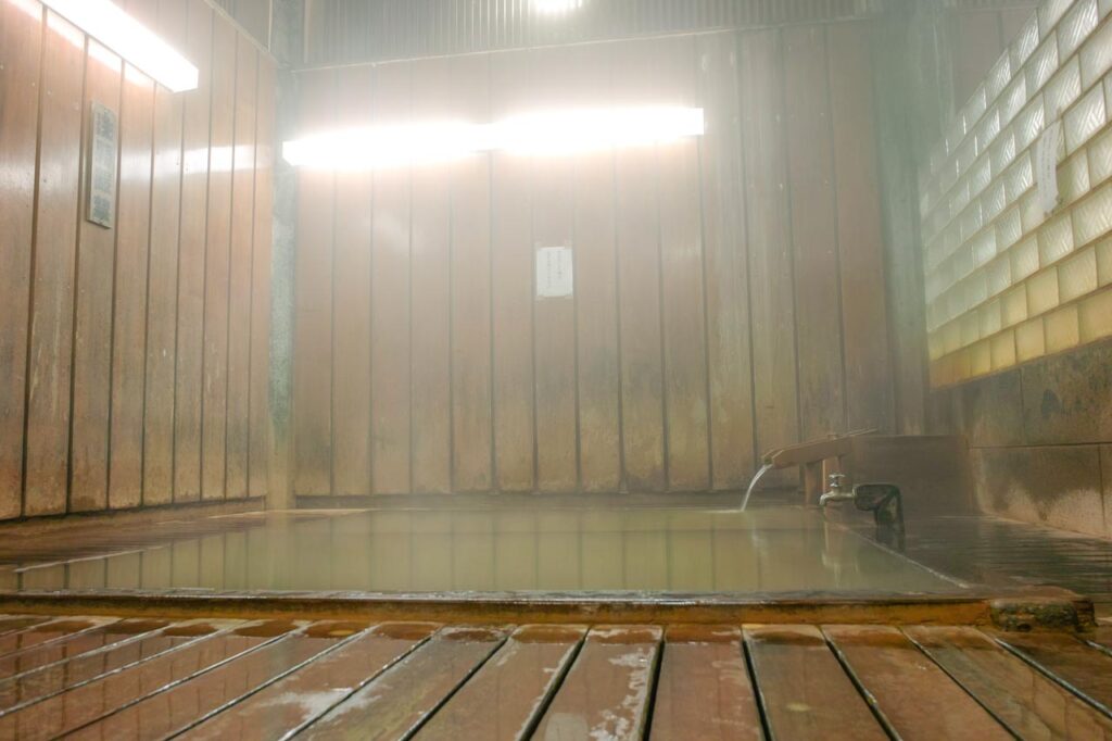 Oyu, the ninth outside hot spring of Shibu Onsen,Nagano,Japan