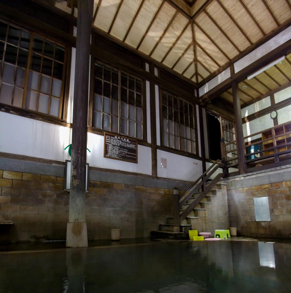 Takegawara onsen public bath in beppu onsen,oita,Japan