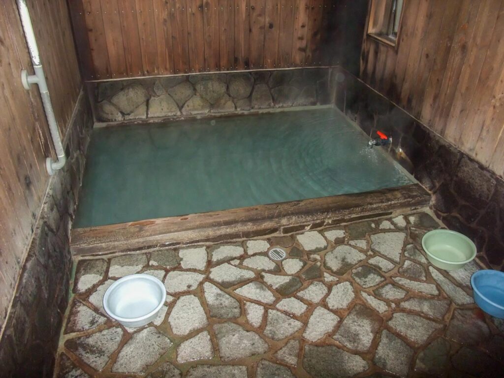 Chiyo no yu ,one of the outer baths in kusatsu onsen,gunma,japan