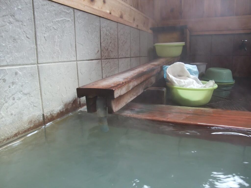 Jizo no yu ,one of the outer baths in kusatsu onsen,gunma,japan