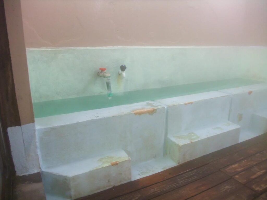 Choei no yu ,one of out-baths in Kusatsu onsen,Gunma,Japan