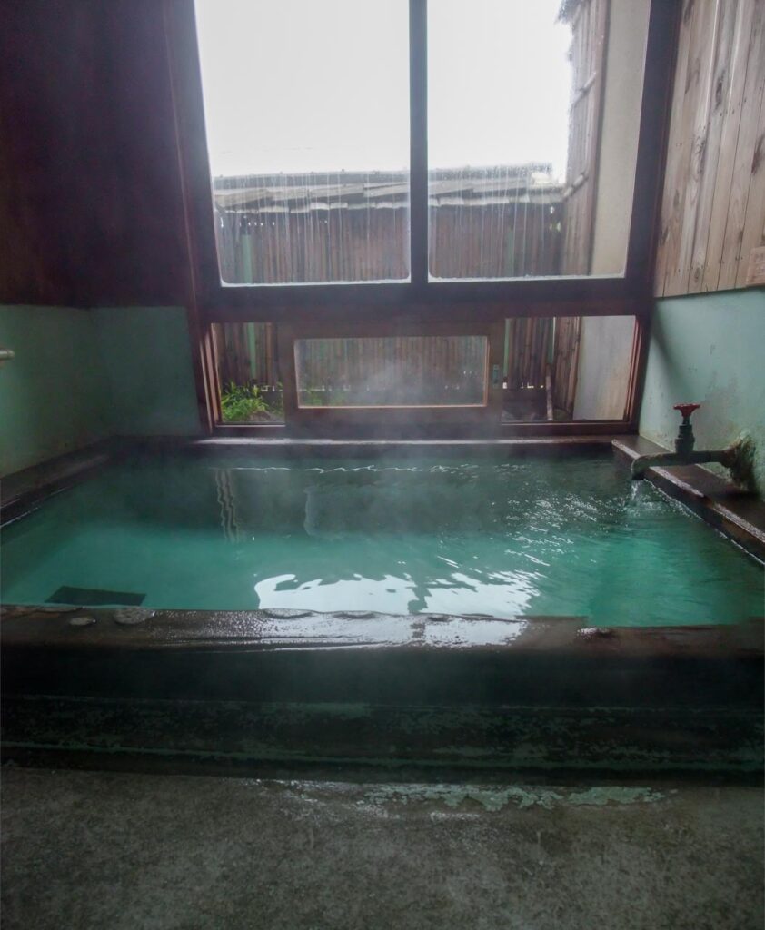 Kobushi no yu ,one of out-baths in Kusatsu onsen,Gunma,Japan