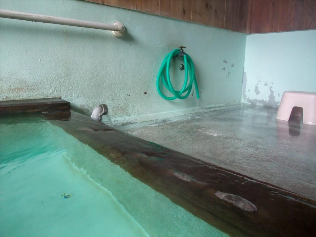 Kobushi no yu ,one of out-baths in Kusatsu onsen,Gunma,Japan