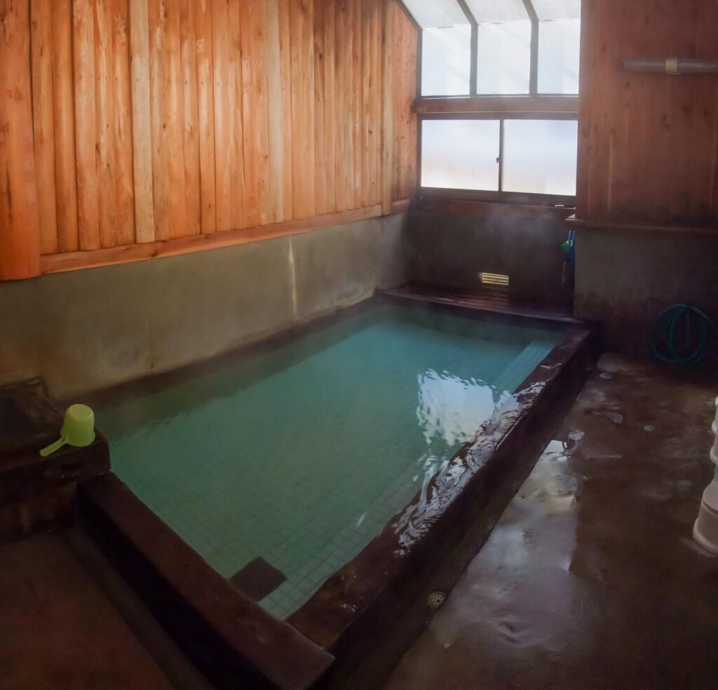 Kimi no yu ,one of the outer baths in kusatsu onsen,gunma,japan