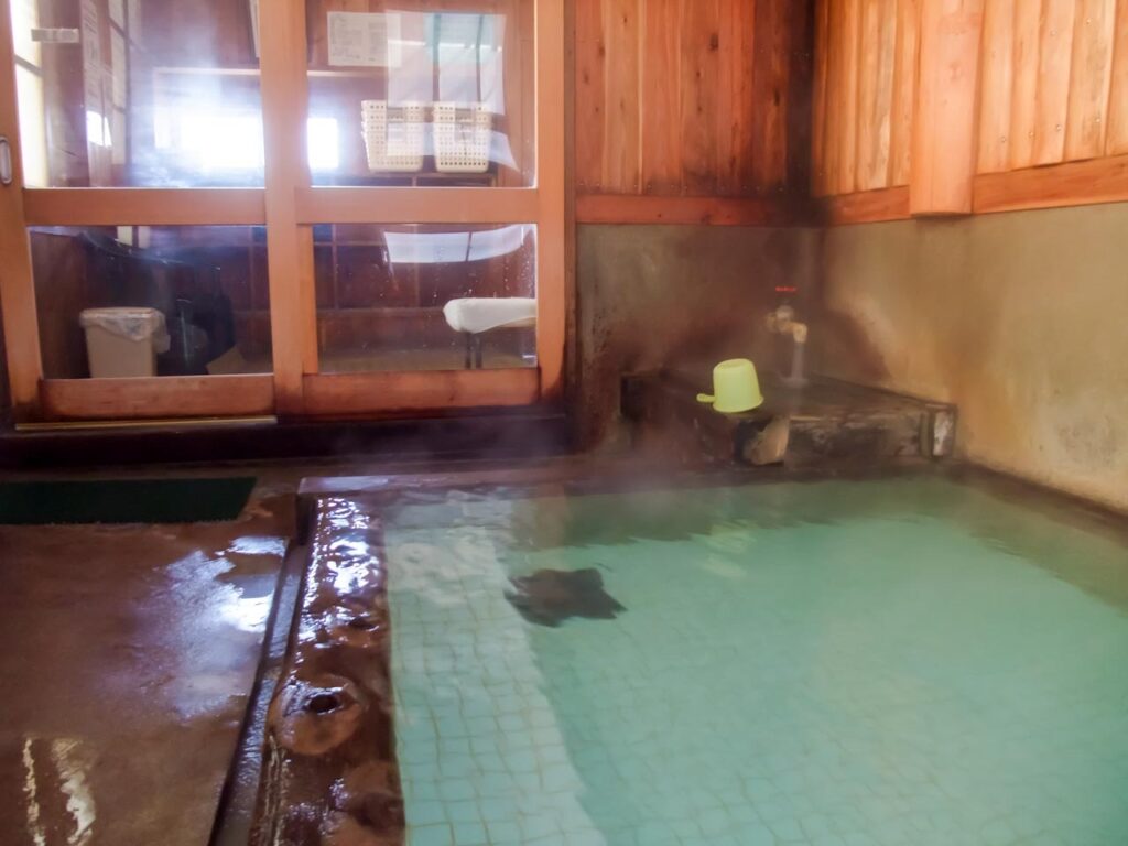 Kimi no yu ,one of the outer baths in kusatsu onsen,gunma,japan