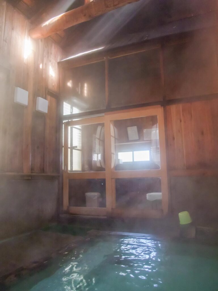 Kimi no yu ,one of the outer baths in kusatsu onsen,gunma,japan