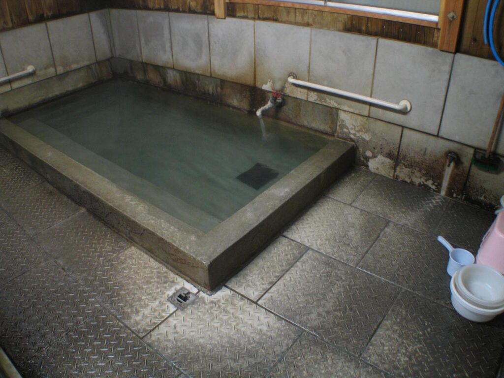 Mutsumi no yu ,one of out-baths in Kusatsu onsen,Gunma,Japan