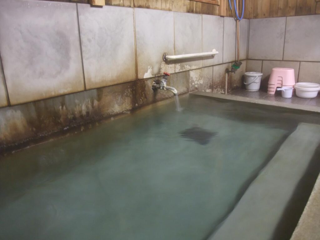 Megumi no yu ,one of out-baths in Kusatsu onsen,Gunma,Japan