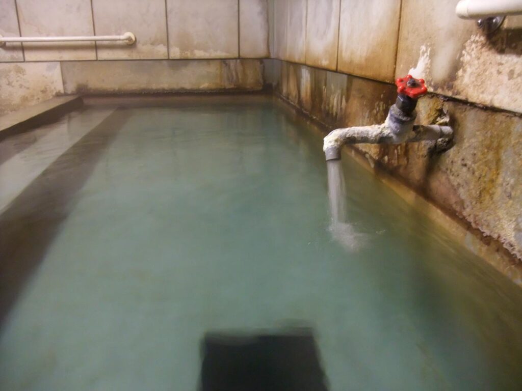 Megumi no yu ,one of out-baths in Kusatsu onsen,Gunma,Japan