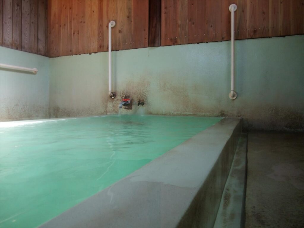 Mutsumi no yu ,one of out-baths in Kusatsu onsen,Gunma,Japan