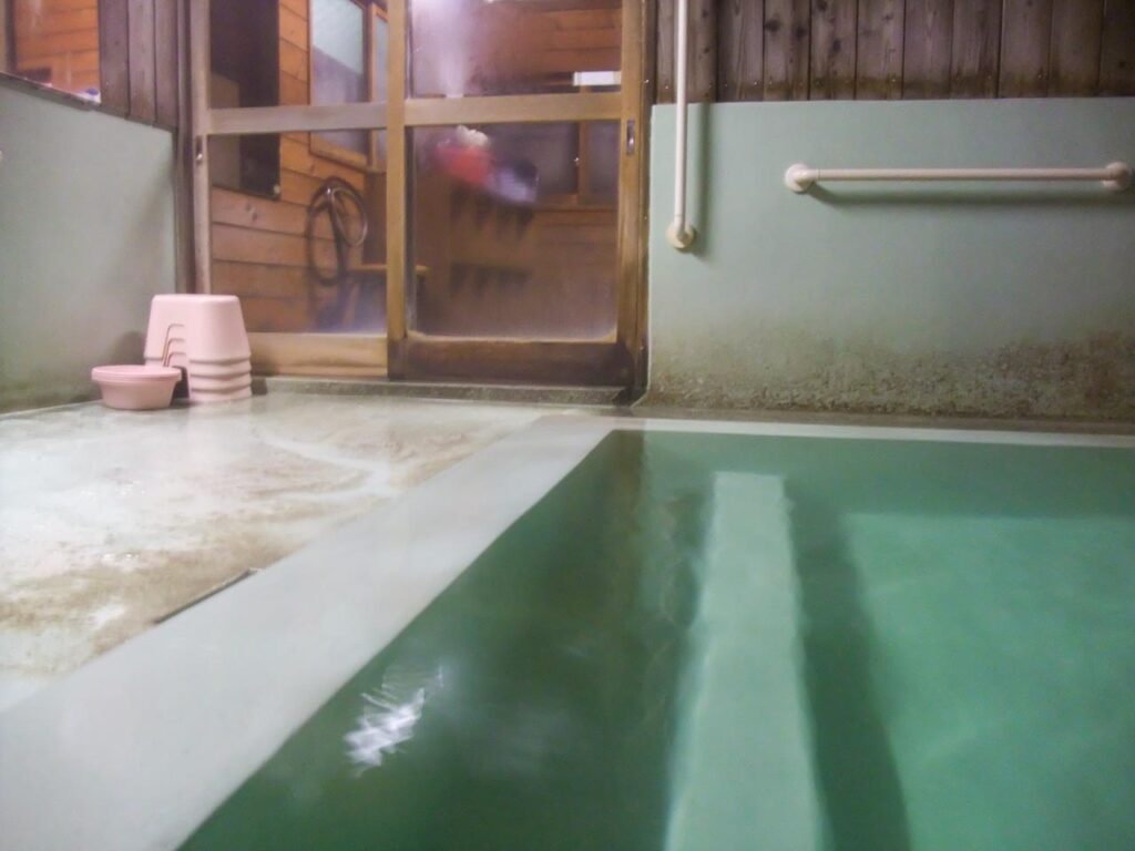 Mutsumi no yu ,one of out-baths in Kusatsu onsen,Gunma,Japan