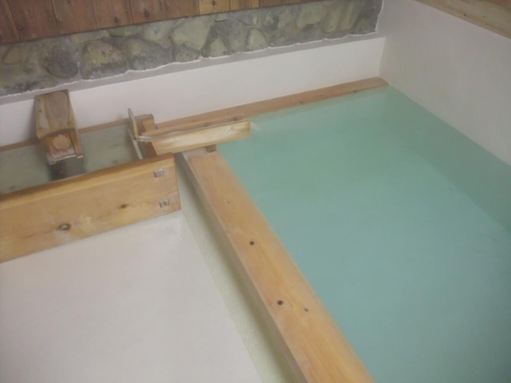 Nikawa no yu ,one of out-baths in Kusatsu onsen,Gunma,Japan