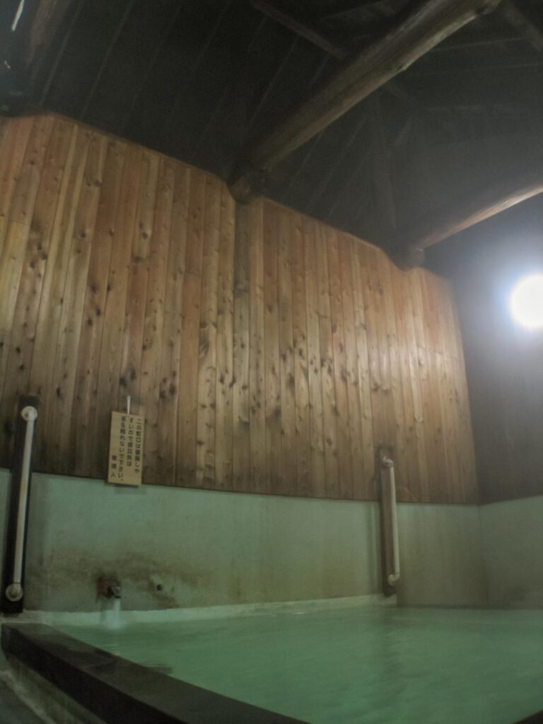 Tatsumi no yu ,one of out-baths in Kusatsu onsen,Gunma,Japan